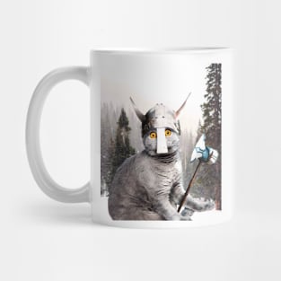 Cute Funny Viking Cat Mug